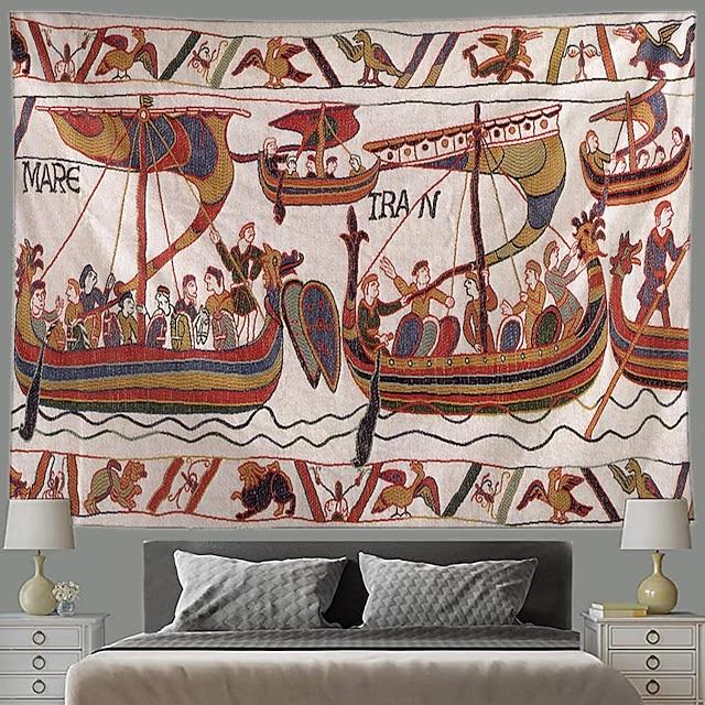 Tapestry of the medieval Bayeux wall 75x100