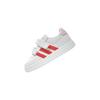 Adidas Focus Breathe In Breaknet 2.0 Casual Comfortable Durable Low-Top Walking Shoes Baby Shoes White Red HP8974