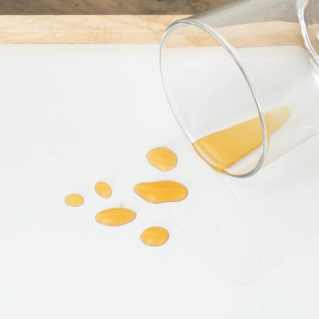 Fujiboeki Bonheur Folding Bedside Coffee 50cm Wide x Deep x 20cm Natural White 28683 Table, Table, 31.3cm High, Wood,