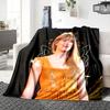 Angel Yellow Dress Blanket Soft Throw Blanket For Home Bedroom Bed Sofa Travel Office Solid Christmas Blanket