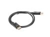 Kabel DisplayPort Lanberg M/M 1m 4K v1.2 czarny