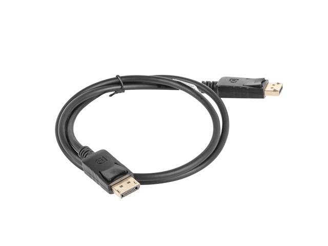 Kabel DisplayPort Lanberg M/M 1m 4K v1.2 czarny