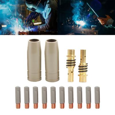 Welding Accessory Kit 14PCS Coating Protection Nozzles Compatible with For 15AK
