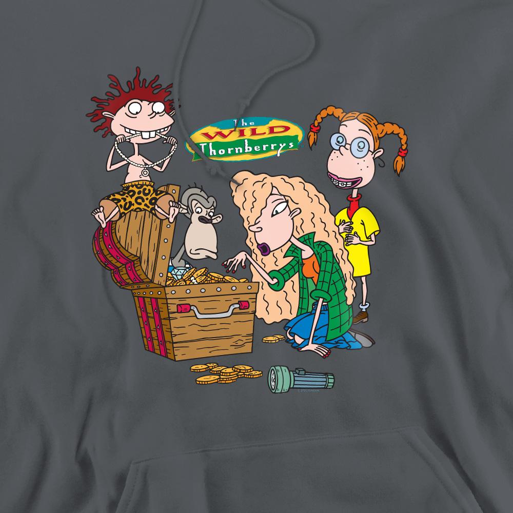 The Wild Thornberrys Mens Treasure Hunt Hoodie