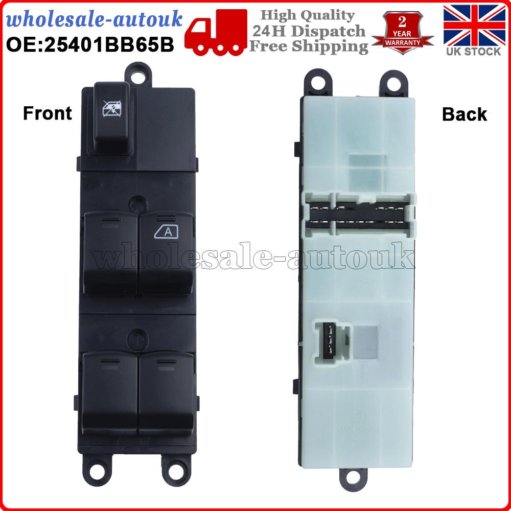 For Nissan Navara Qashqai Electric Window Switch 2005-2017 Swich #25401BB65B