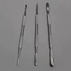 3Pcs Stainless Steel Clay Sculpting Spatula Kit Non Slip Handle for Pottery DIY Home Art Activities