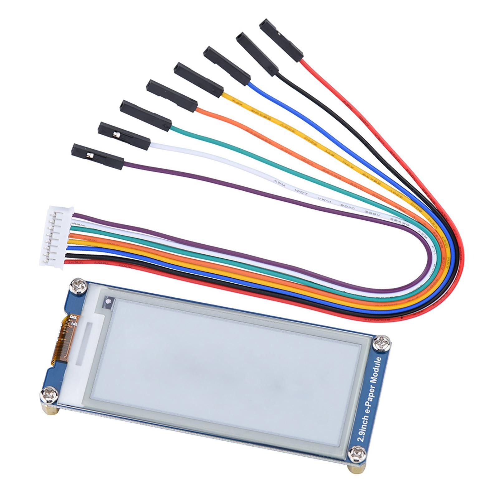 

2,9-дюймовий 296 x 128 EInk EPaper дисплейний модуль для Raspberry PiNucleo