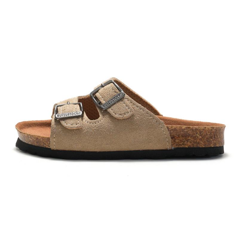 2025 Podzim Léto Nové Dámské Korekové Pantofle - Trendy Cool Pár Plážové Boty, Protiskluzová Voděodolná Koreková Obuv pro Venkovní Denní Nošení KWN