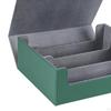 2 Pieces Card Deck Box Sport Cards Display Magnetics Closure with 8 Dividers Collectible
