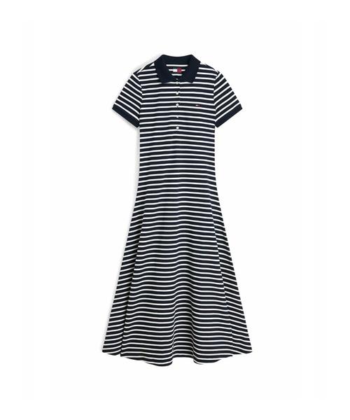 Tamijinseu Cotton Blend Maxi Polo Dress (T32G6Wop33Twt20A7)