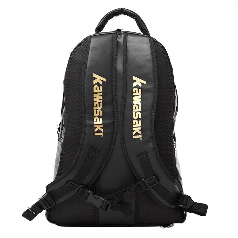 Kawasaki Badminton Bag Backpack Sports Backpack with Separate Shoe Compartment KBP-8220 Black