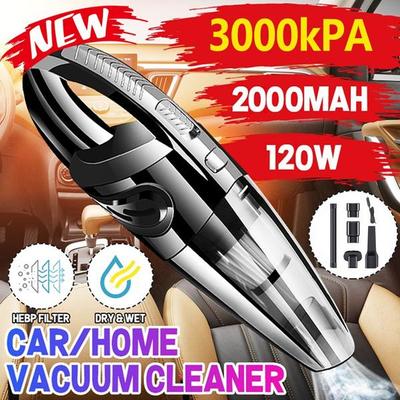 NEW 3-In-1 Portable Vacuum Cleaner Wet and Dry Vacuum Cleaner Handheld Dust Collector Vacuum Home & Car Cleaning Tool