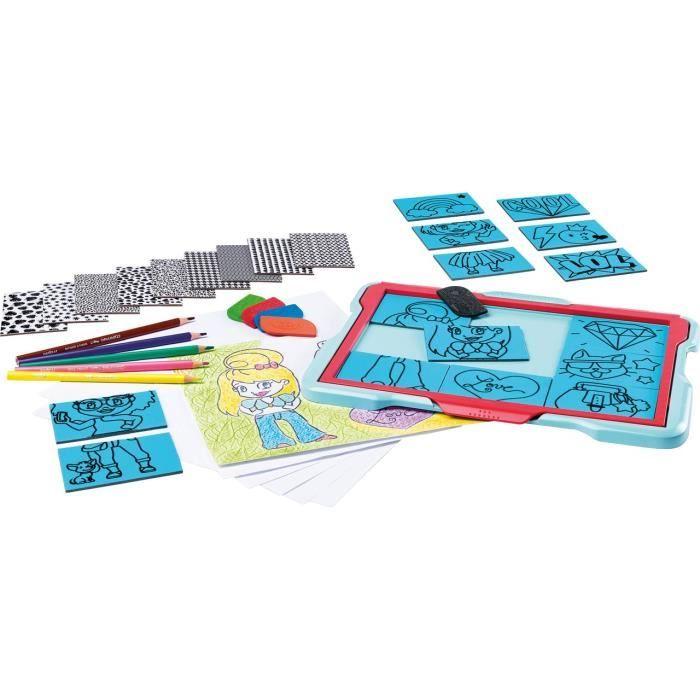 Tablette de dessin Textur'Art Fashion - Maped Creativ - Pour Enfant à partir de 5 ans - Multicolore