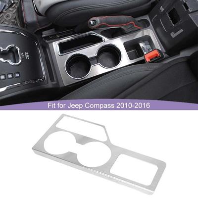 Metalen Decoratie Sticker voor Paneel Bekerhouder Voorzijde Geschikt Voor Jeep Patriot Voor Jeep Compass 2010-2016 Interieuraccessoires