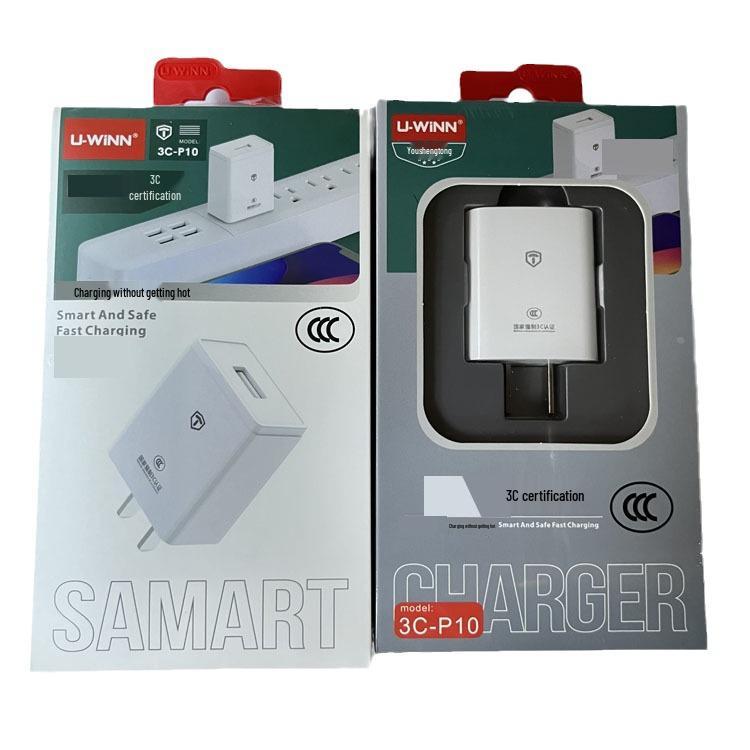 5V 2A USB Charger Adapter for Apple, Type-C, and Android Devices