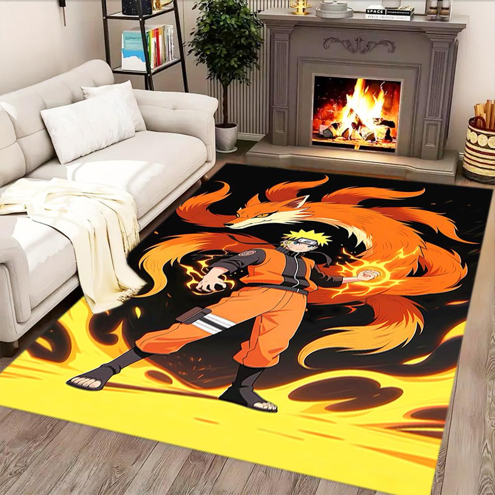 Naruto's Fire Mode for Living Room, Bedroom Rug, Study Room, Hallway Decoration, Perfect for Home Decoration or Holiday Gifts