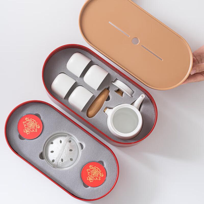 Lantai Sifang Xinglong Kung Fu Travel Tea Set