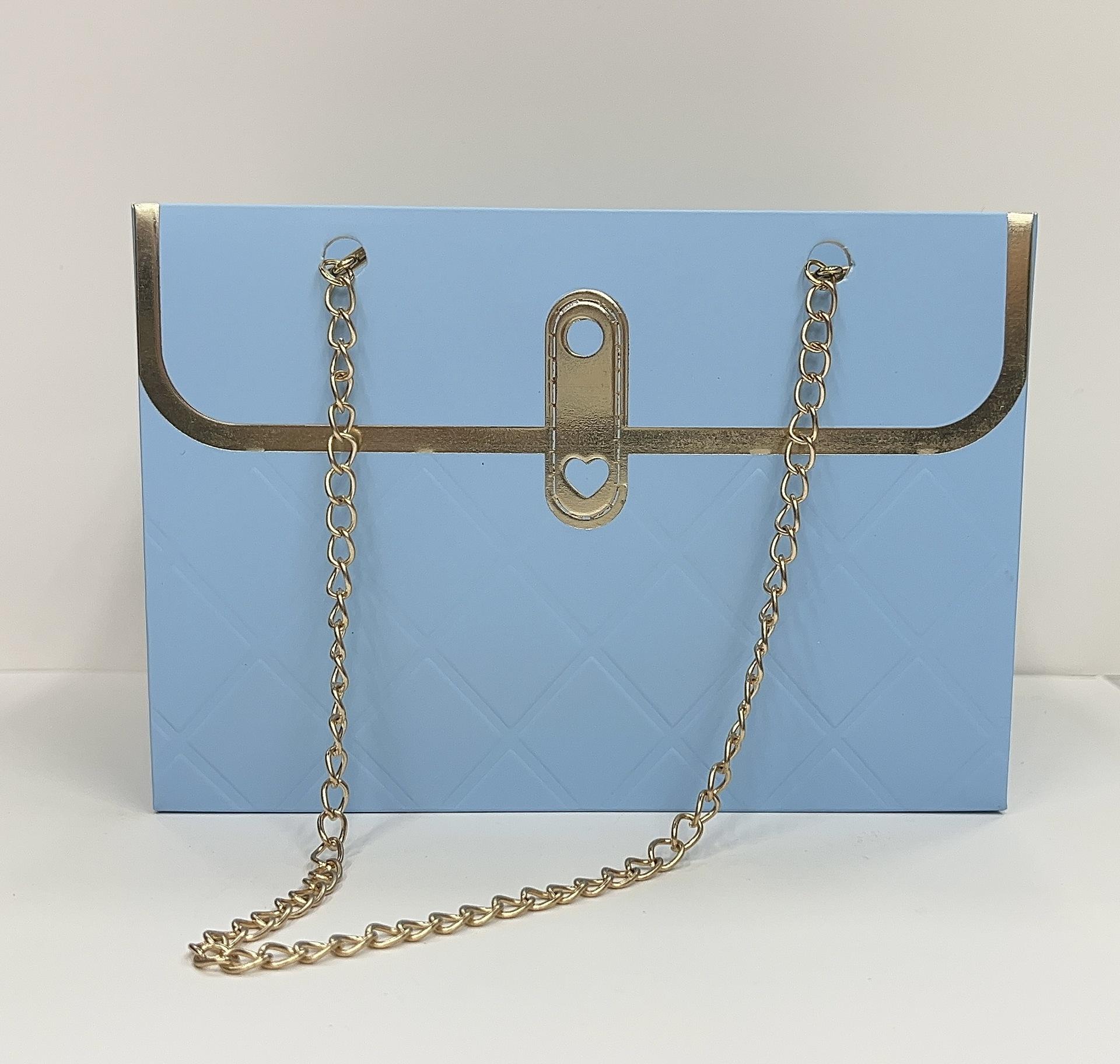 

Модная прямоугольная сумка-тоут Qixi для креативной упаковки букетов и подарков