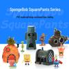 SpongeBob Cartoon Aquarium Decoration: Pineapple House & Krusty Krab Figurine with Drop-Resistant Design