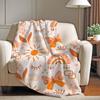 Cute Boho Style Art Blanket Warm And Soft Suitable For Bedroom Living Room Sofa Bed Office Travel Camping