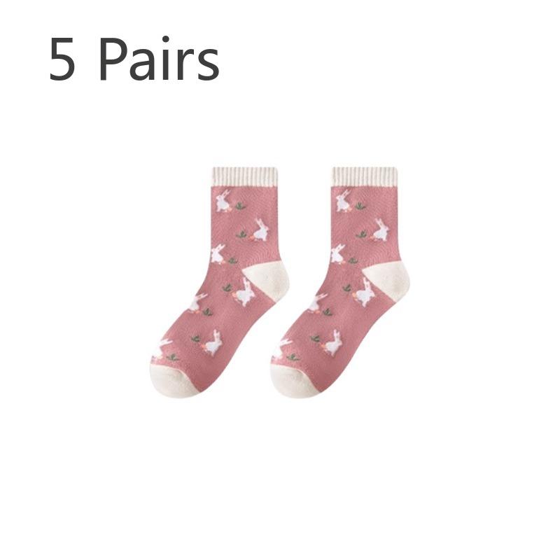 

5 пар женских зимних носков-труб из толстой шерсти и бархата, теплых хлопковых носков 5 Pairs