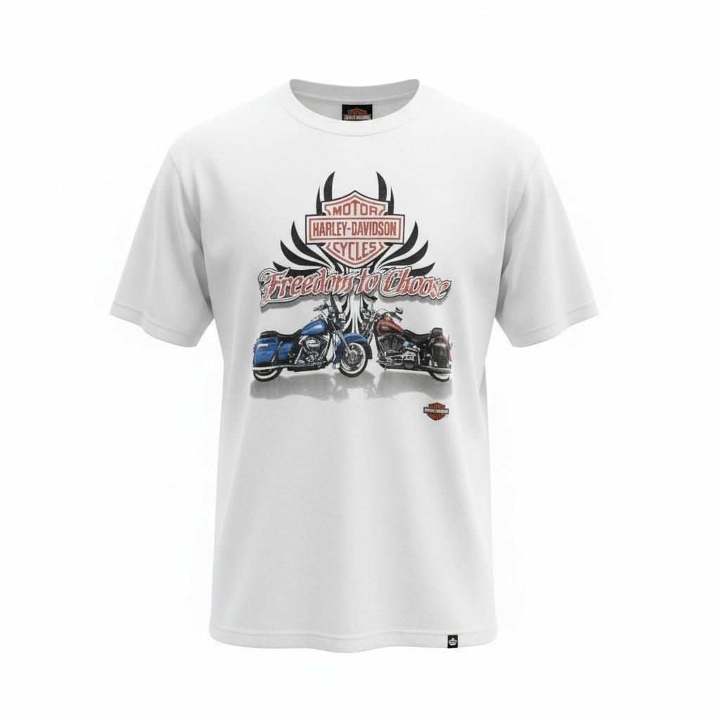Rare Vintage Harley Davidson Tshirt Size L See Photos For Measurements A1586 S