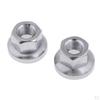 1 Pair Bike Axle Nuts for Bicycle Rear Hub Wheel - Solid & Durable