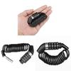 Bicycle Lock Steel Cable Security Lock With Combination Code For Mountain Bike Storage