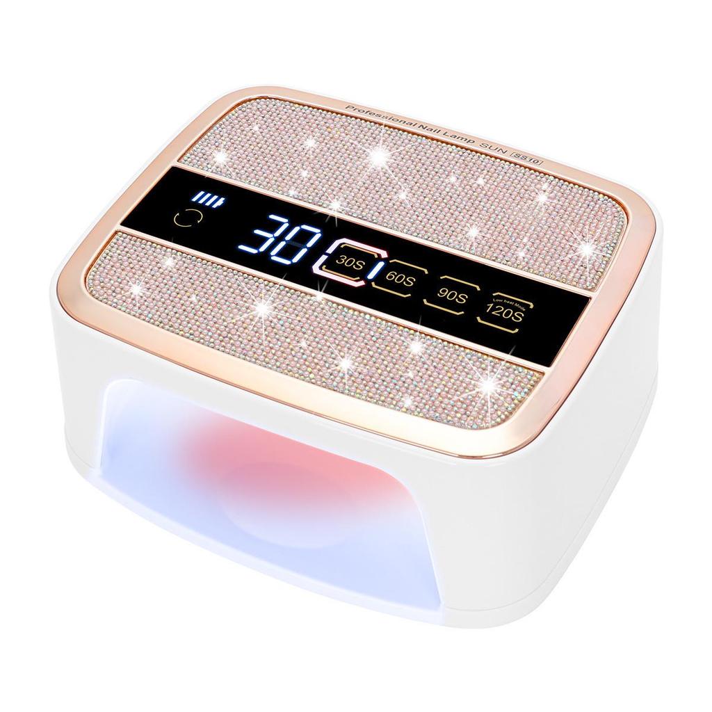 SS10 Portable 168W Rechargeable Nail Lamp: High-Power Phototherapy for Quick-Dry Nails In Salons
