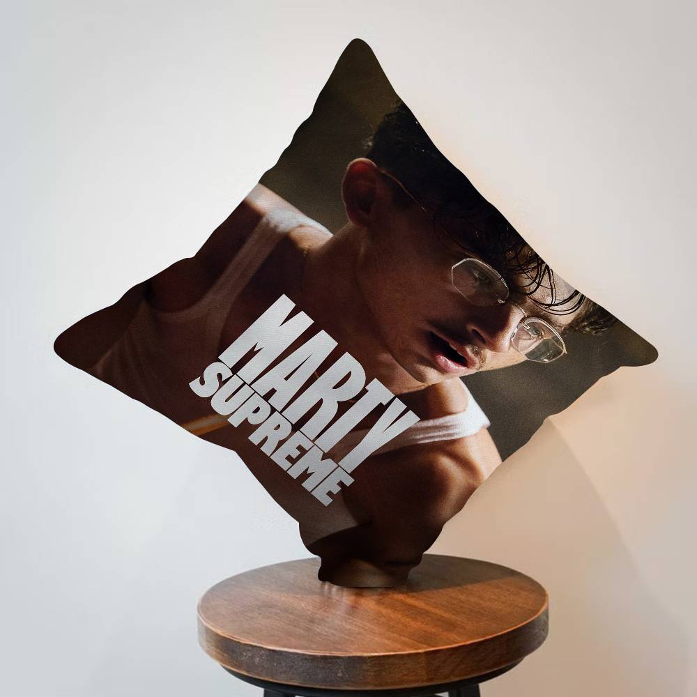Movie M-Marty Supreme Pillow Gifts Home Office Furnishings Bedroom Sofa Car Cushion Cover Case 45X45Cm