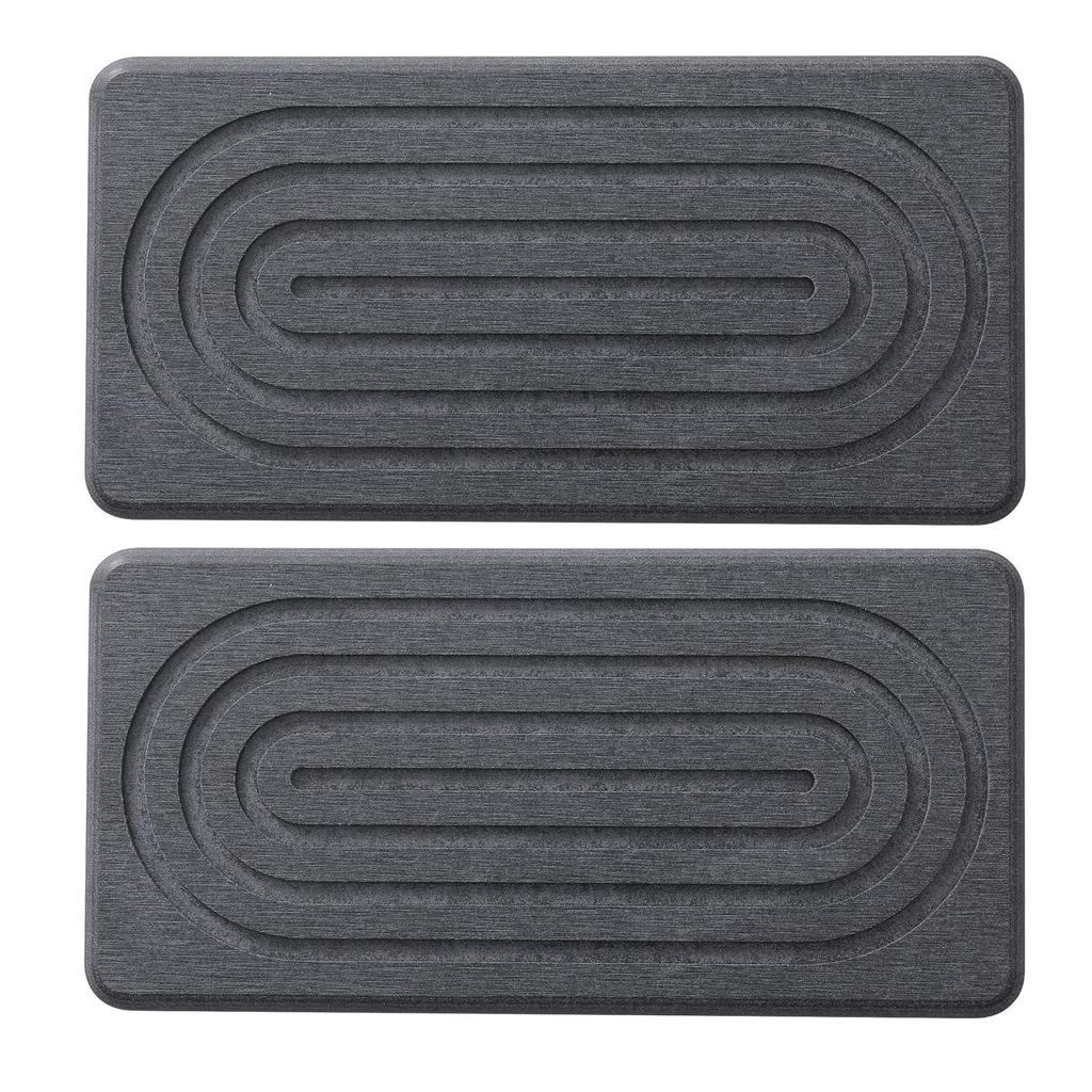 Natural Water Absorbing Soap Dish Set High Absorption Fast Drying Mat For Makeup And Wet Items Liquid Soap Or Cosmetics