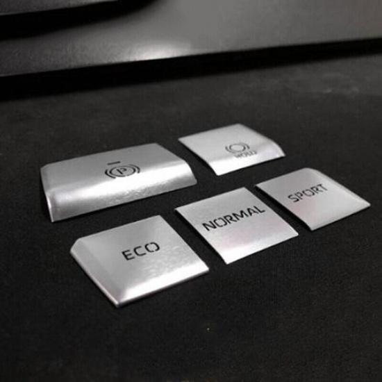 For Toyota RAV4 - 5X Aluminum Silver Gear Shift Box Panel Sticker Trim