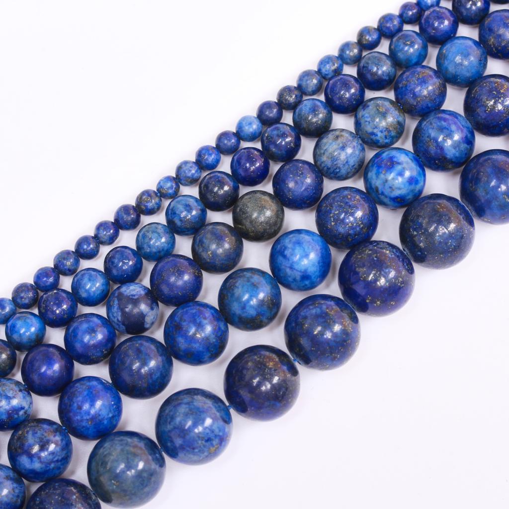 4mm/6mm/8mm/10mm/12mm Charm Accessories Natural Women 15-40Pcs Fashion Beads Girls Round Loose Beads DIY Bracelet Stone For Jewelry Making Gifts