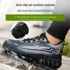 Men Industrial Safety Shoe Woman Iron Toe Work Boots Lightweight Safety Shoes 46 Cheap Man Safety Sneakers Anti-Slip Work Shoes