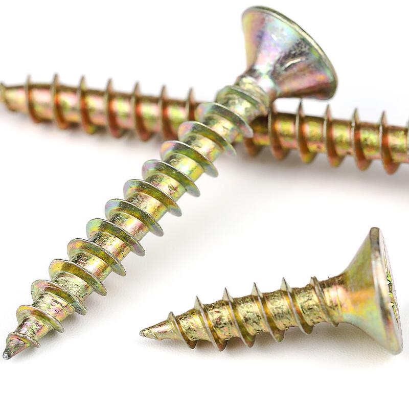 Colorful Zinc Plated Phillips Flat Head Wood Screws