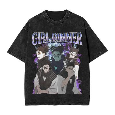 Gojo Satoru Anime Jujutsu Kaisen Camiseta de Verano Harajuku Hombre Algodón Fitness Vintage Calle Oversize Mujer Manga Corta