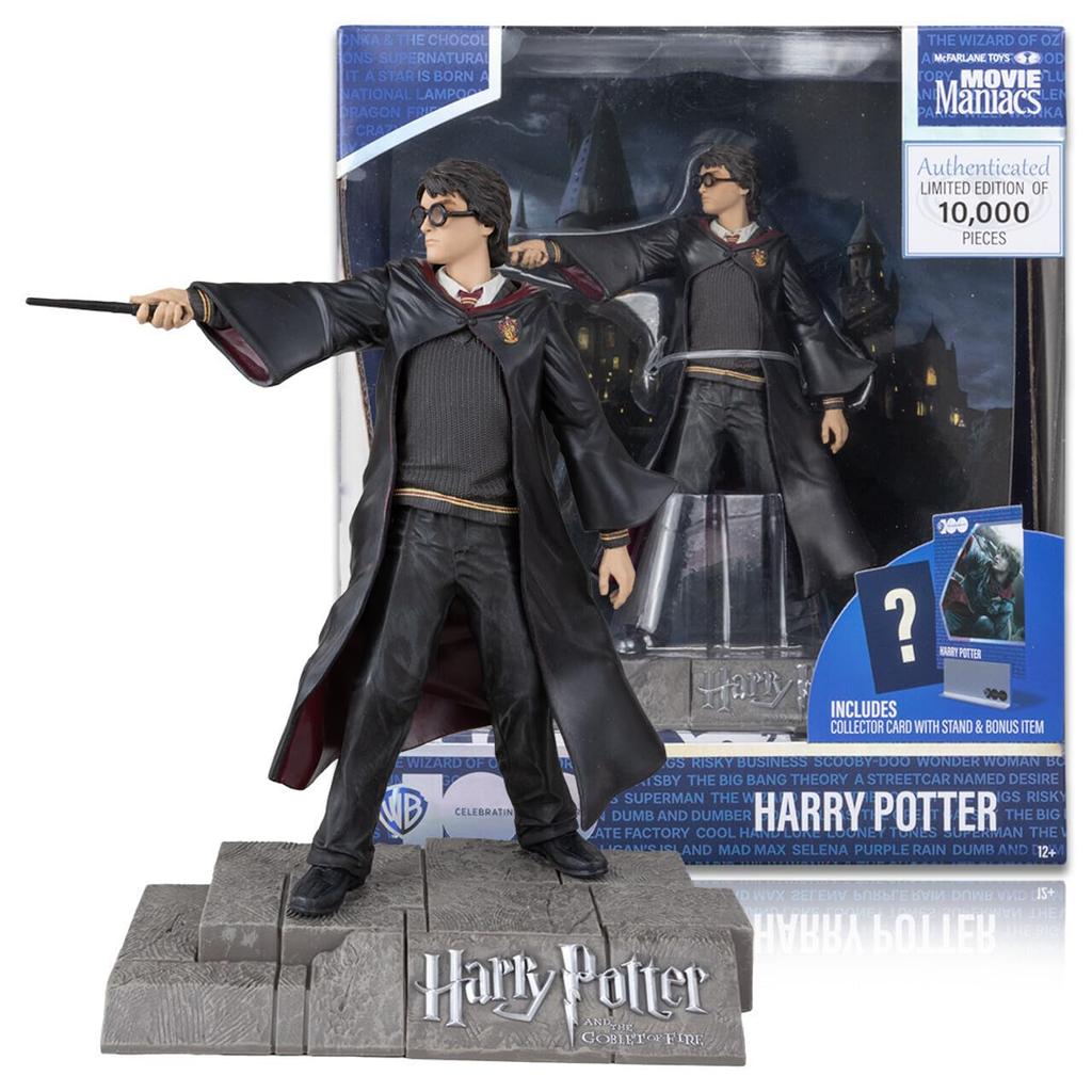 McFarlane Toys - Movie Maniacs 7-inch Pose - WB100 Wave 1 - Harry Potter (Harry Potter and the Goblet of Fire)
