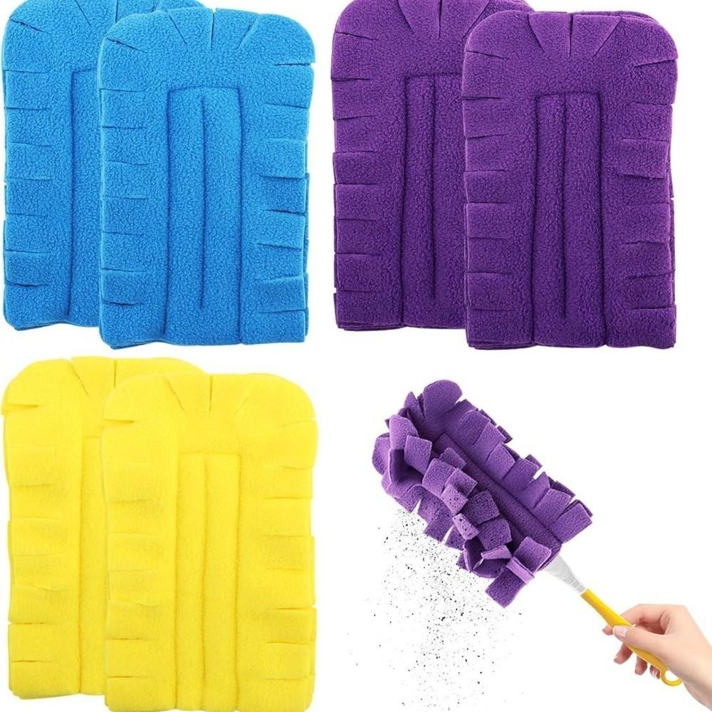 Washable Dust Removal Cloth Cover Soft Hand Duster Heads Duster Refills  Window Dusting