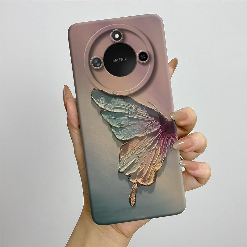 For Honor X9C Smart Phone Case X9cSmart Soft Silicone Funda Sweet Painted Fashion Cartoon Protective Capa Lovely Printing Cover
