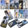 For Samsung Galaxy S25 S24 S22 S23 FE Ultra Plus A56 A05 A06 A15 A16 A55 S7 Edge Phone Case Penguin White Bear Spheniscidae