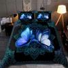 Quilt Cover Set Tmarc Tee Personalized Name Purple Butterfly Bedding Set