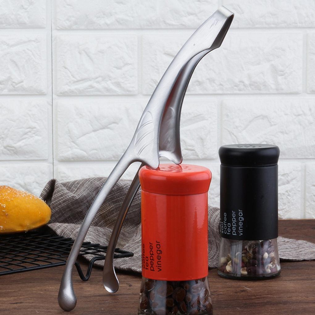 Kitchen Round Cooking Tweezers 29.5cm Stainless Steel Ramen Meat Tongs