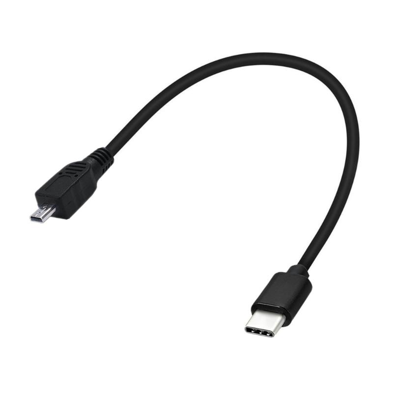 USB C Data Cord Mini USB to USB C OTGCable Mini8P to MicroCord for Easy File Transfer to Computer Mobile Device