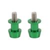 2-Pack M10 Motorcycle Kick Start Shaft Bolts - Rear Frame Starting Screw Kit for Bike Engine Repair Replacement Parts