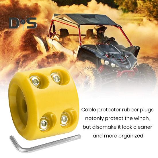 Winch Cable Hook Stopper Universal Compatibility Easy Installation Reliable Shock Absorbent Rubber Cord Plug Car Protector