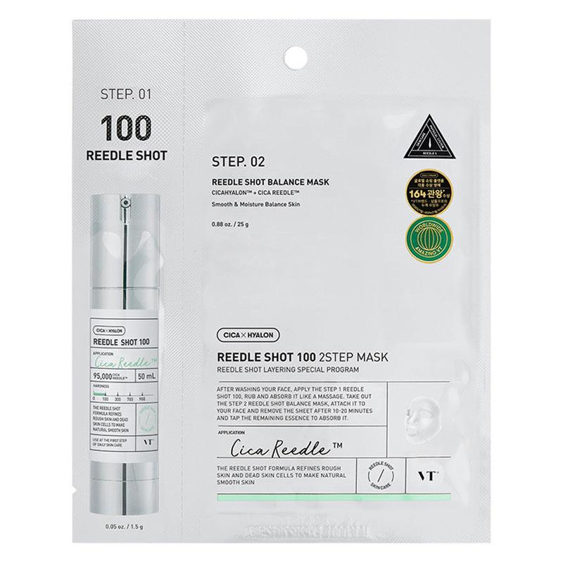 VT COSMETICS Reedle Shot 100 2-Step Mask 1.5g+25g