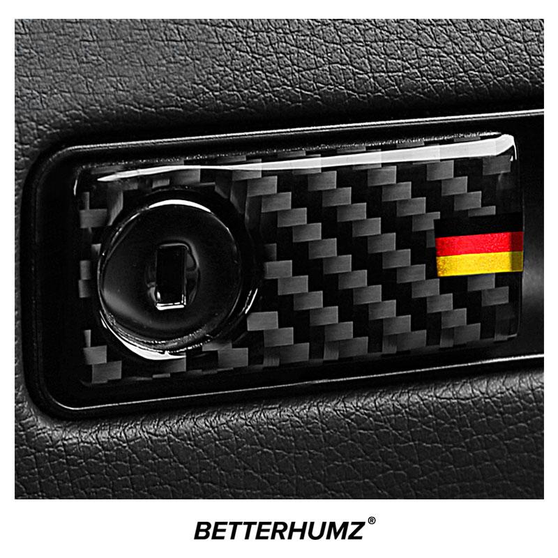 Für Mercedes Benz W205 C180 C200 C300 Kohlefaser Beifahrer Handschuhfach Schalter Panel Verkleidung Aufkleber Auto Tuning Innenraum Zubehör