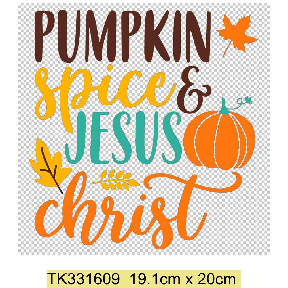 Thanksgiving Iron on Transfers Patches Hello Fall Vinyl Heat Transfers Patches Decals Autumn Design Heat Transfer Stickers