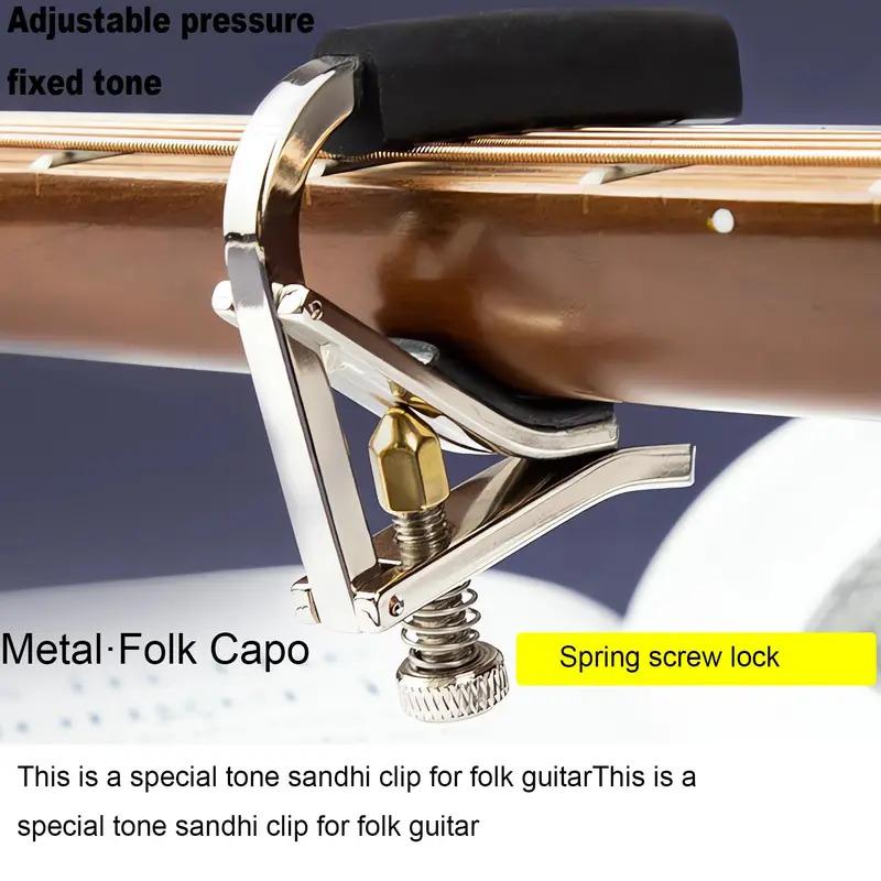 Alice A007V-C Metal Screw On Adjustable Guitar Capo For Acoustic Electric Classical Guitar Accessories Parts