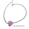 Sweet Heart Pendant Necklace Silver Heart Necklace Fashion Jewelry Women Y2K Gradient Heart Choker Fashion Decoration